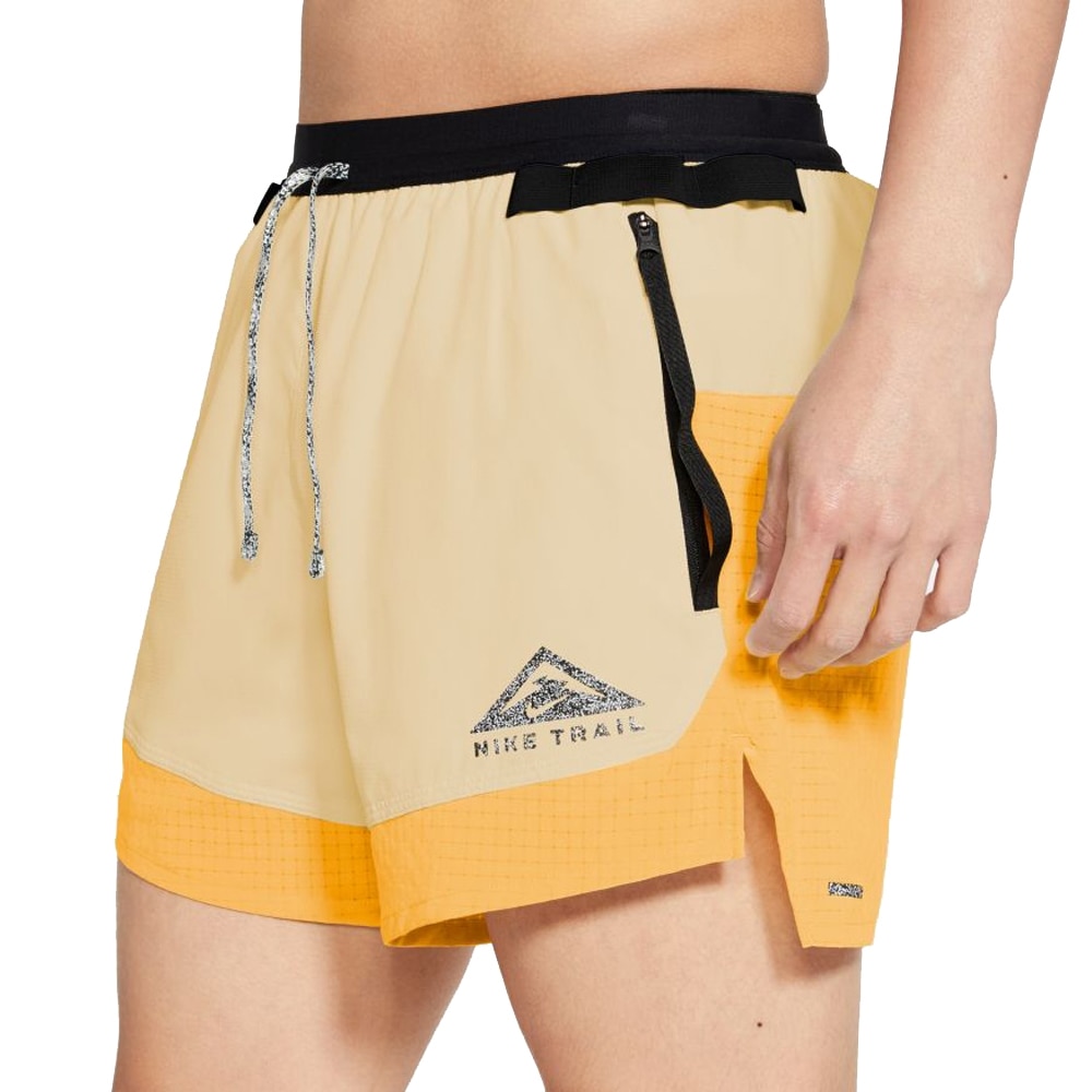 Nike Flex 5' Løpeshorts Trail Herre Gul