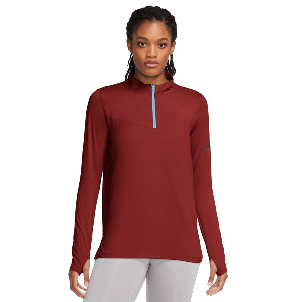 Nike Element Trail Midlayer Løpegenser Dame Brun