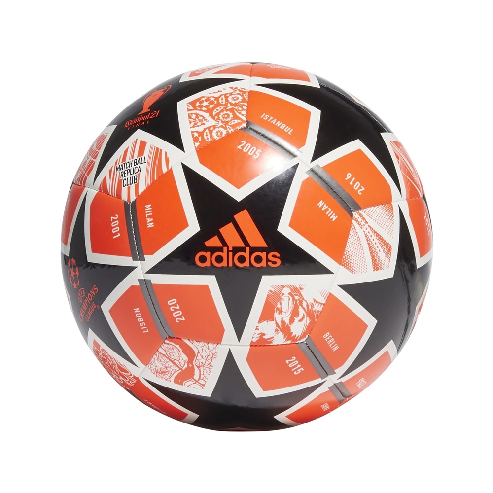 Adidas Champions League Finale 21 Club Fotball Oransje/Sort