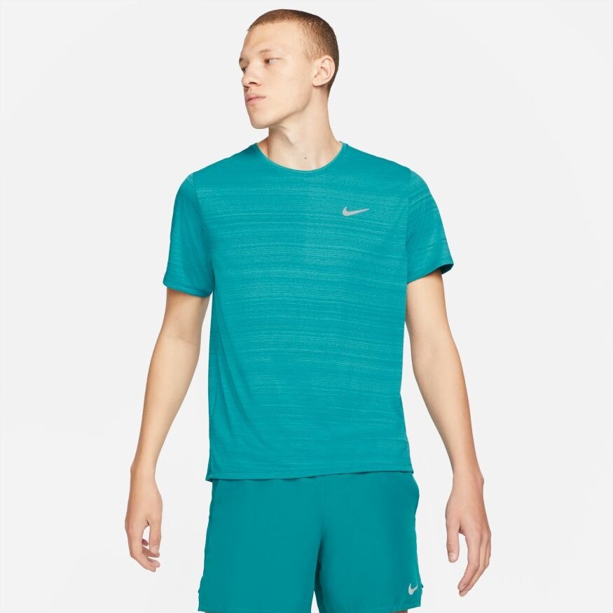 Nike Dry Miler Løpetrøye Herre Turkis