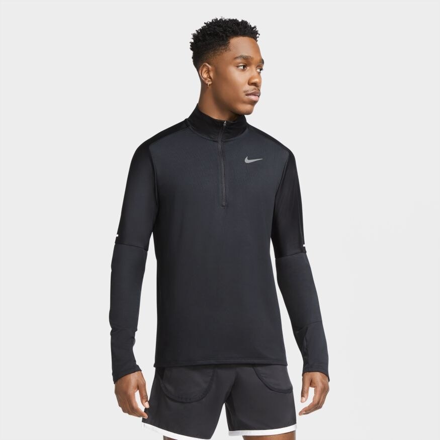 Nike Element Half-Zip Løpetrøye Herre Sort