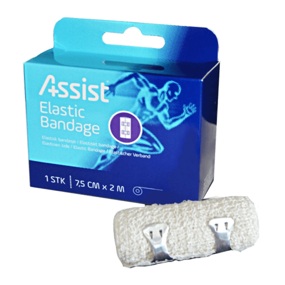 Assist Sport Elastisk Gasbind 8cm