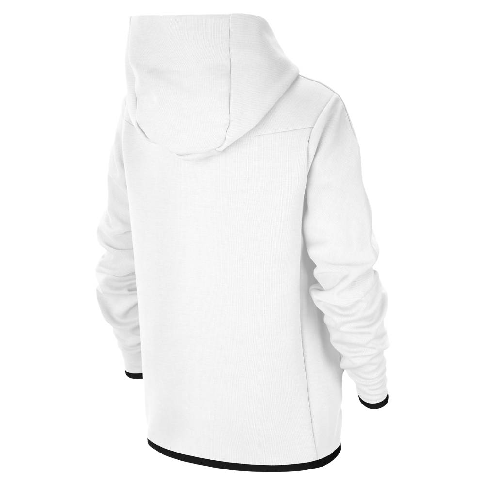 Nike Tech Fleece Hettegenser Barn Hvit