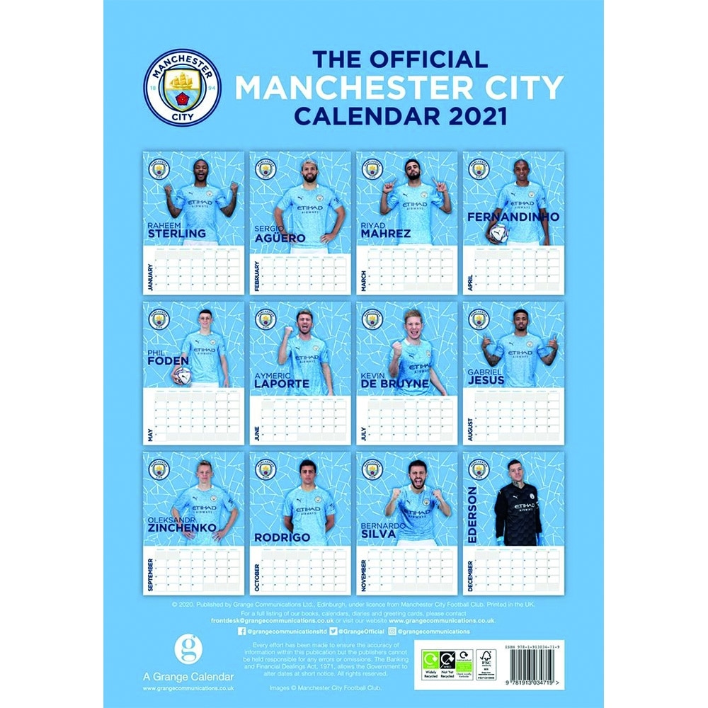 Official Product Manchester City Kalender 2021 A3
