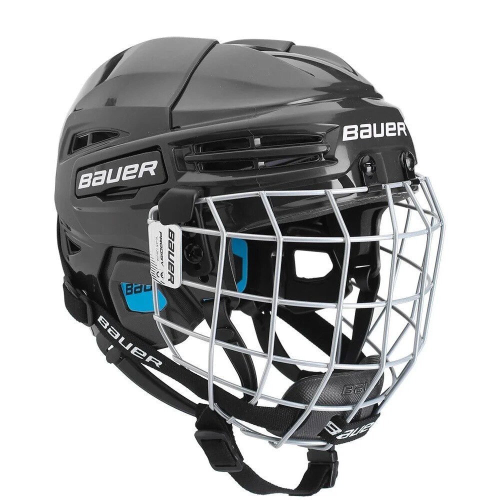 Bauer Prodigy Barn Combo Hockeyhjelm Svart