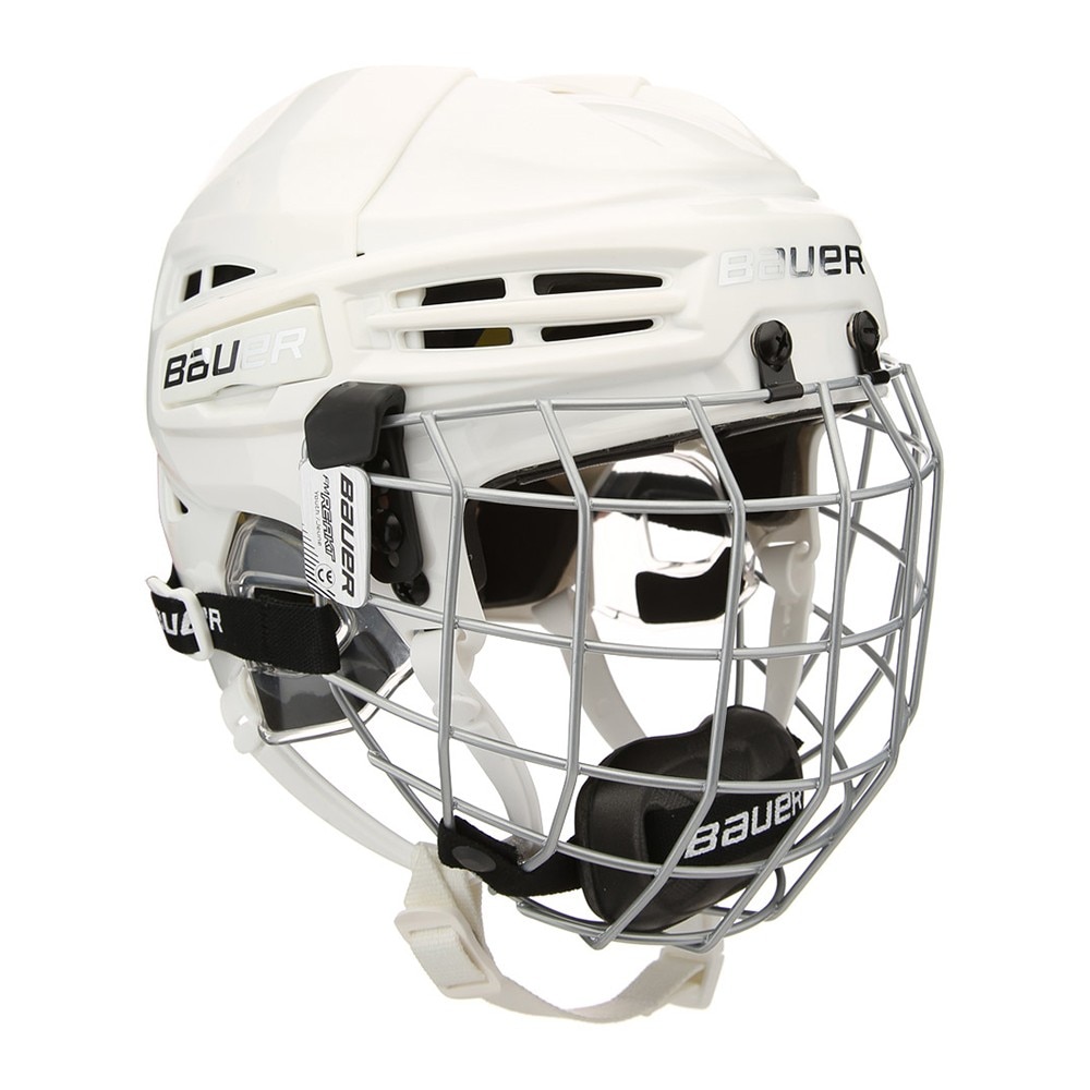 Bauer RE-AKT 100 Barn Combo Hockeyhjelm Hvit