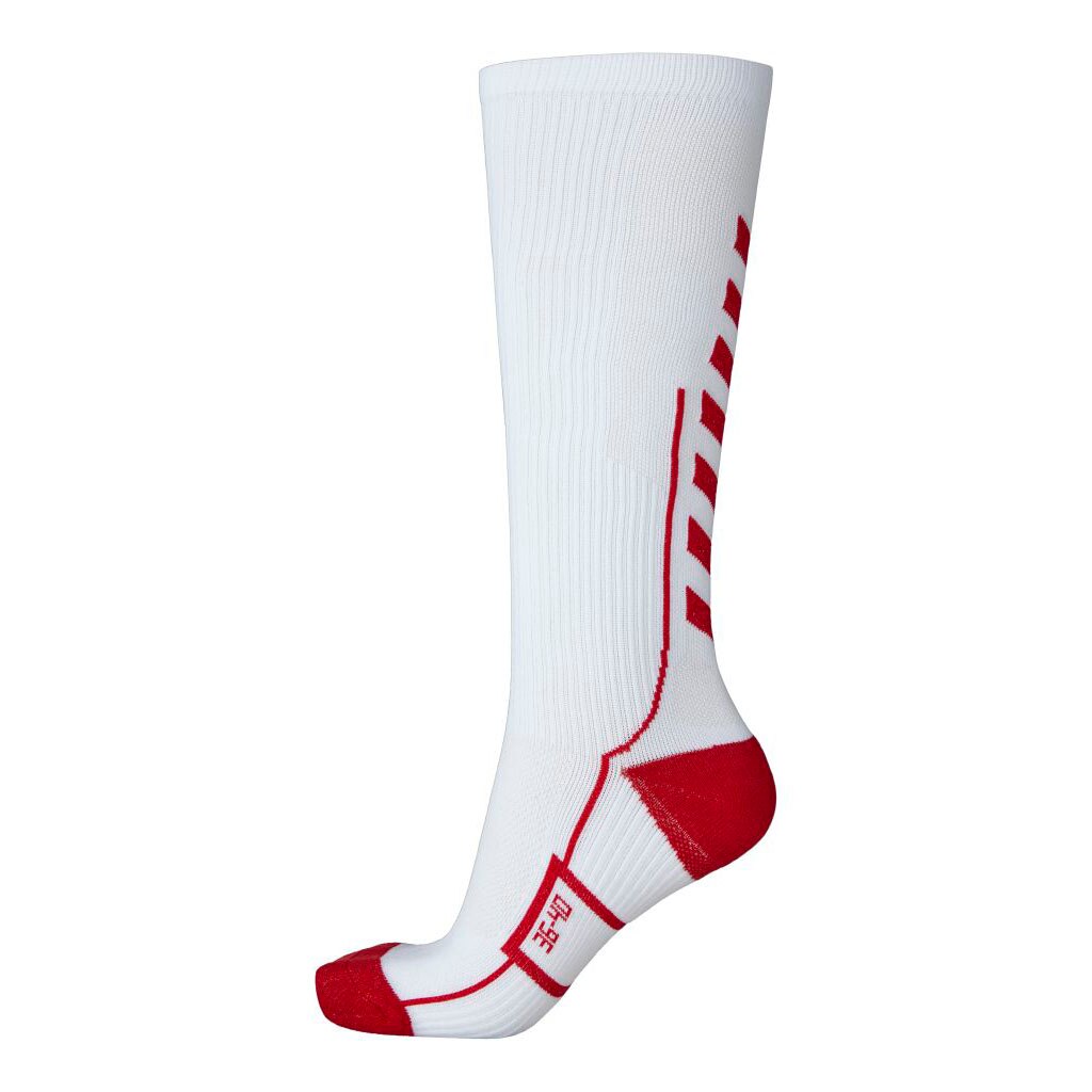 Hummel Tech Indoor Sock High Hvit/Rød