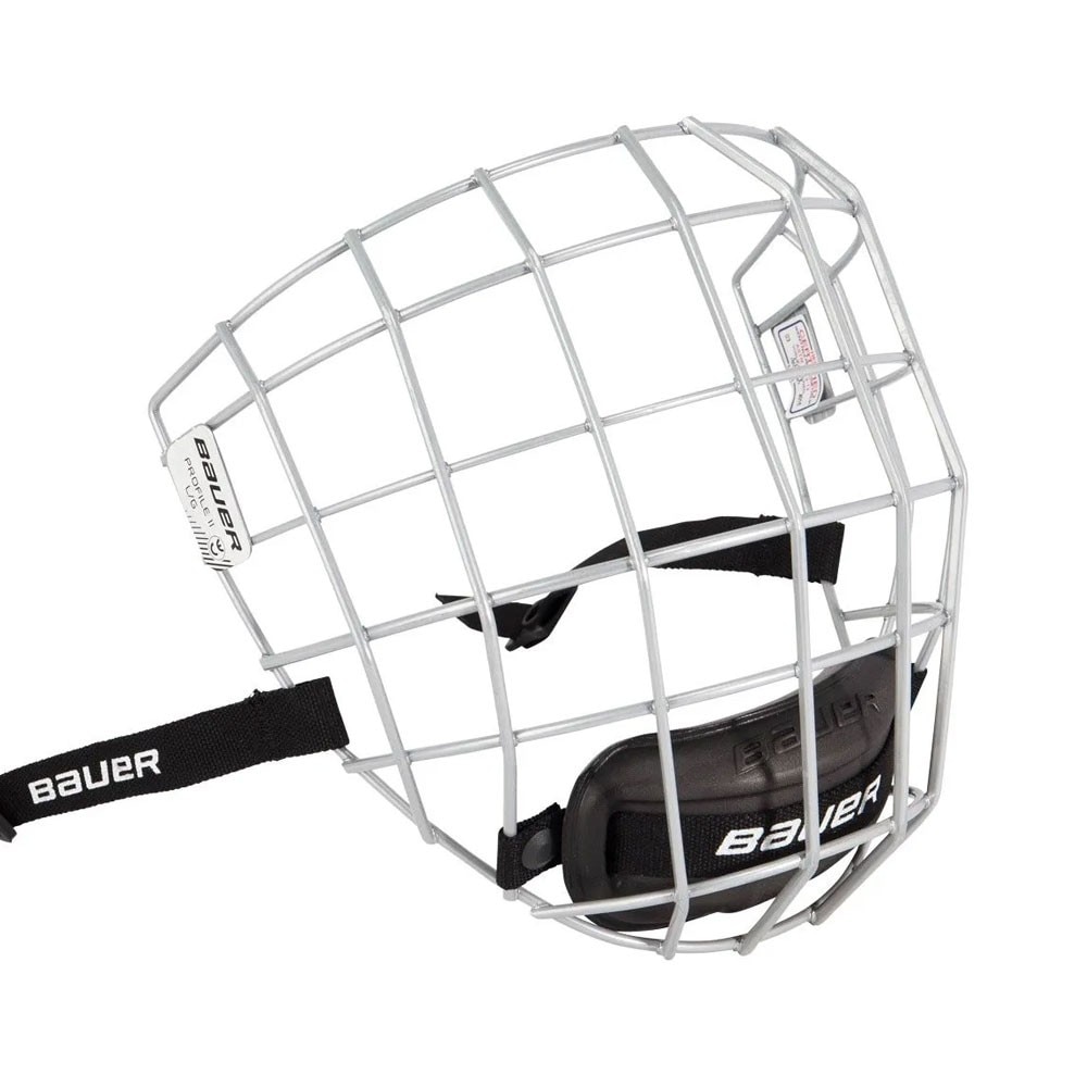 Bauer Profile II Hockeyhjelm Gitter Sølv