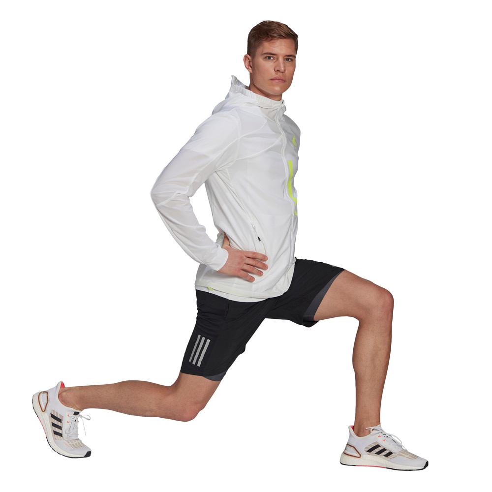 Adidas Marathon Translucent Løpejakke Herre Hvit