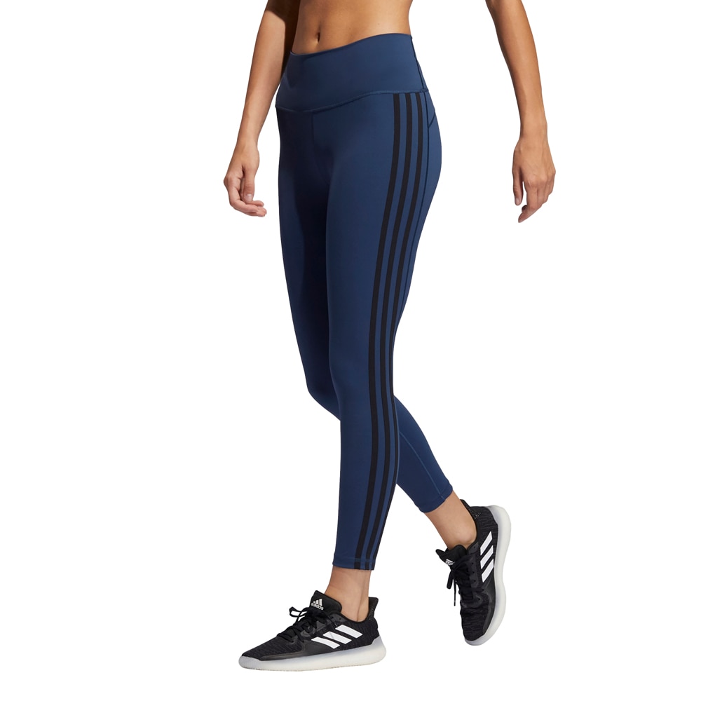 Adidas Believe This 3-Stripes Tights Dame Blå