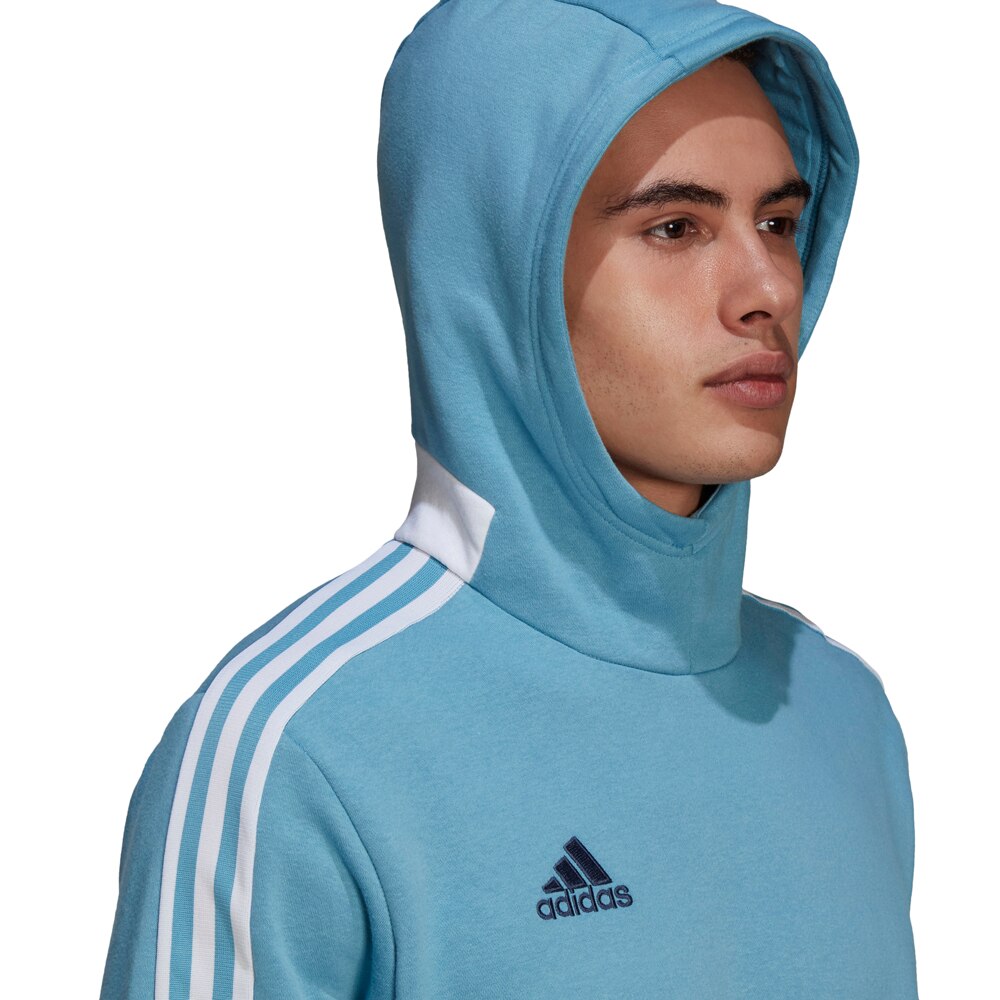 Adidas House of Tiro 21 Sweat Hoodie Hettegenser Lyseblå