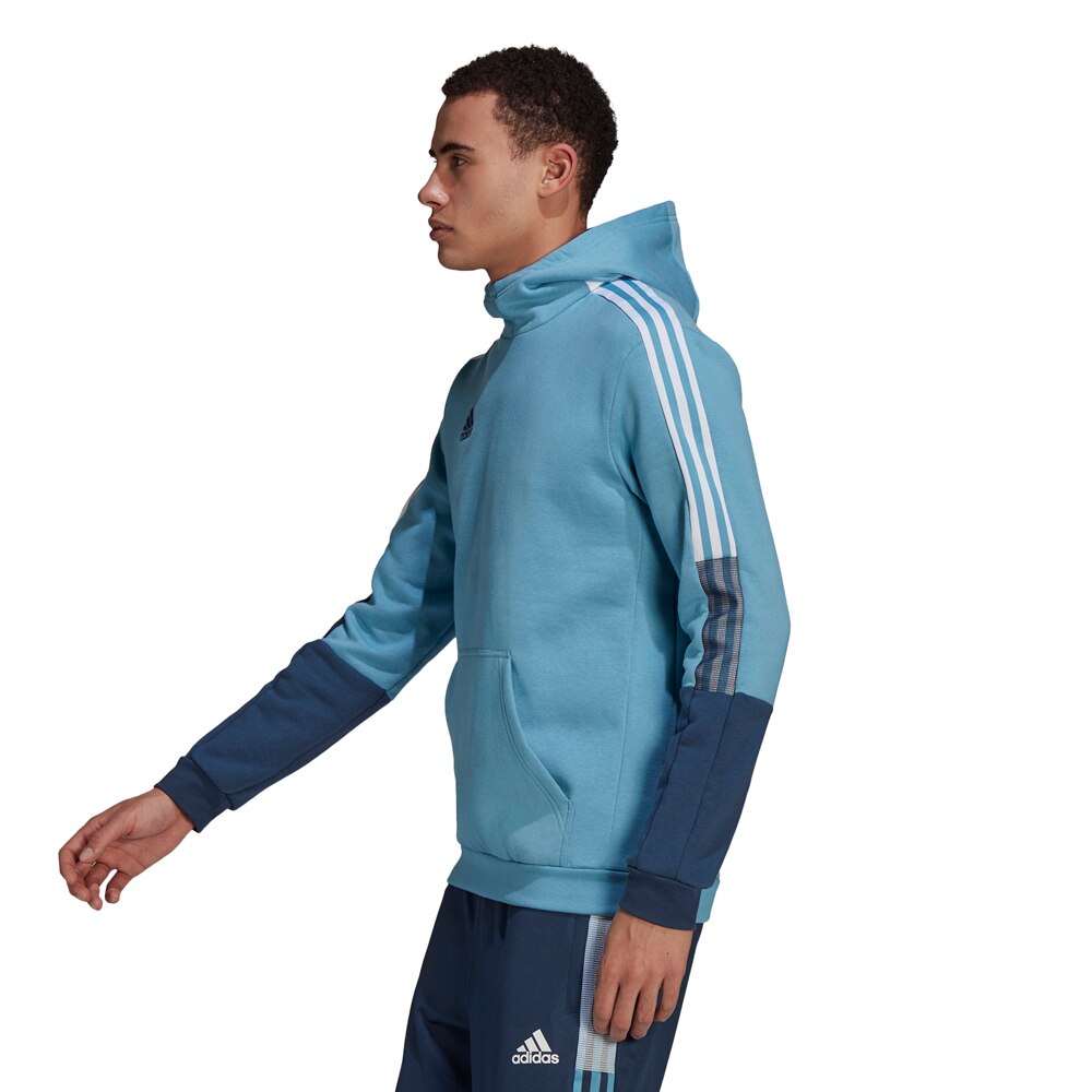 Adidas House of Tiro 21 Sweat Hoodie Hettegenser Lyseblå