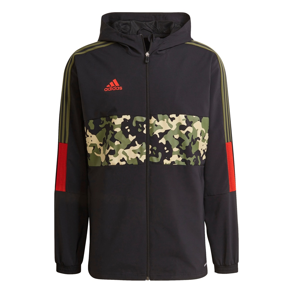 Adidas House of Tiro Windbreaker Jakke Sort/Rød