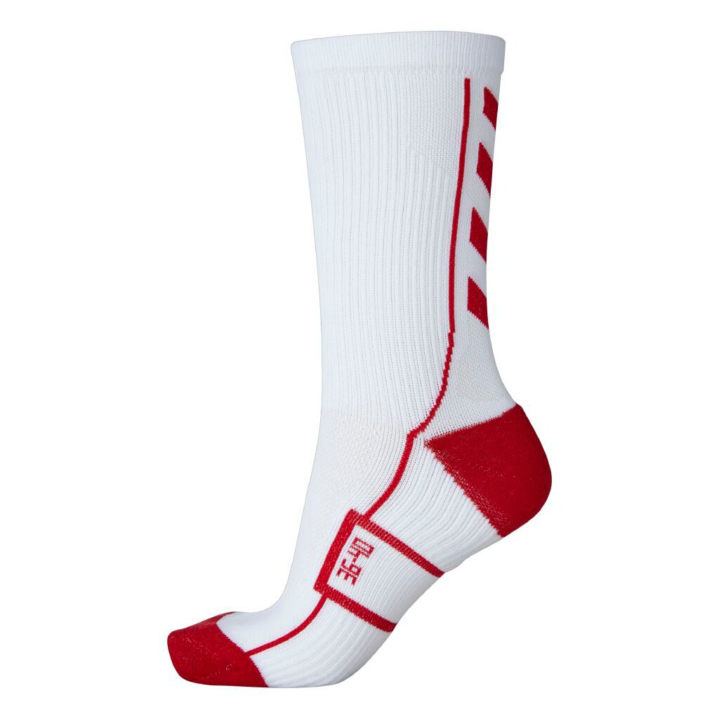 Hummel Tech Indoor Sock Low Hvit/Rød