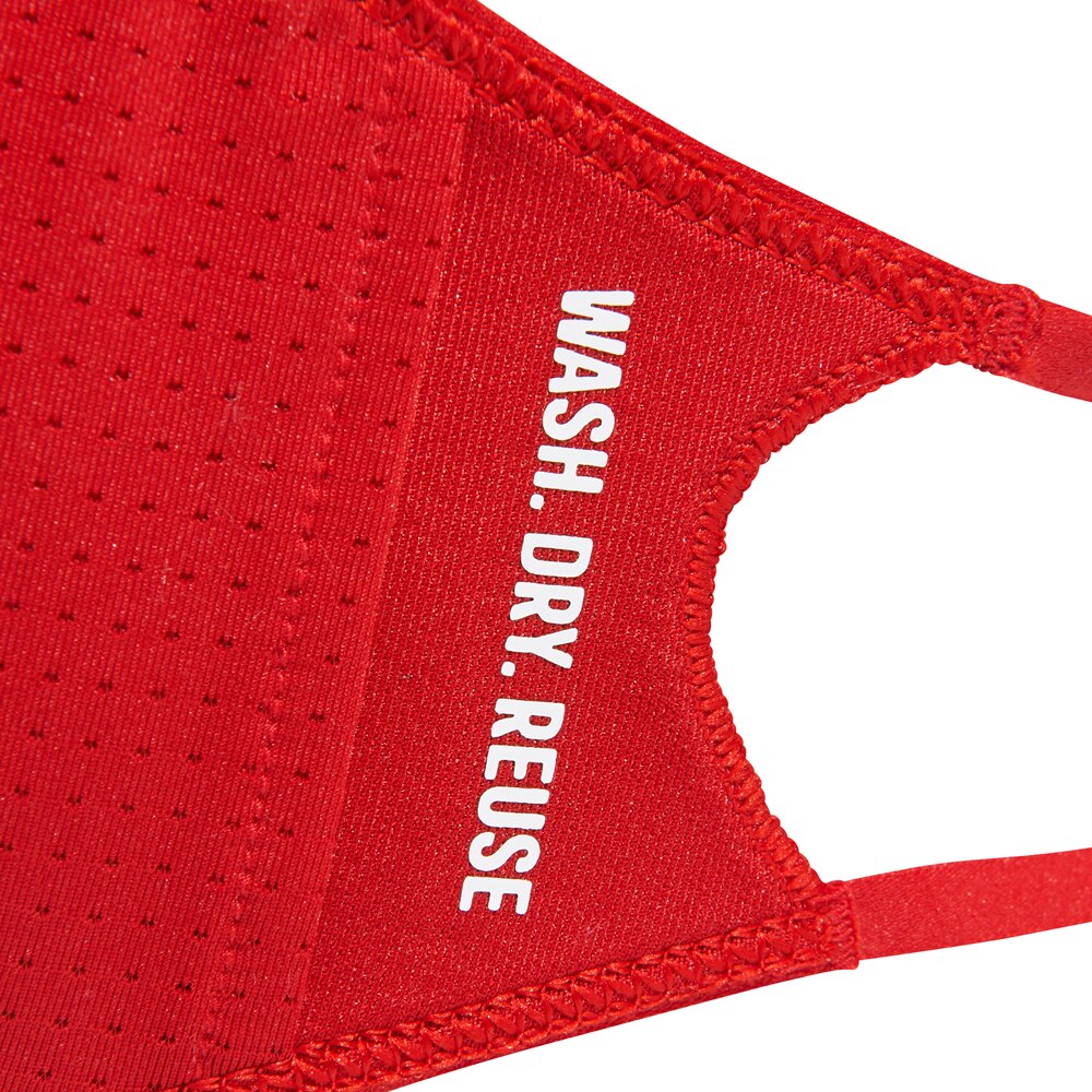 adidas Face Cover M/L Munnbind 3-Pack Rød