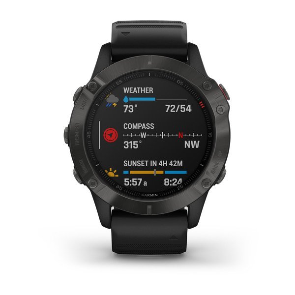 Garmin Fenix 6 Sapphire GPS Pulsklokke