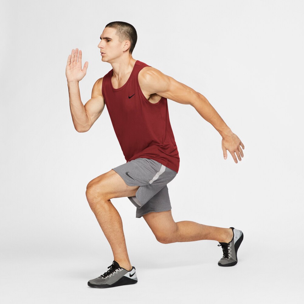 Nike Dri-Fit Tank Singlet Herre Burgunder