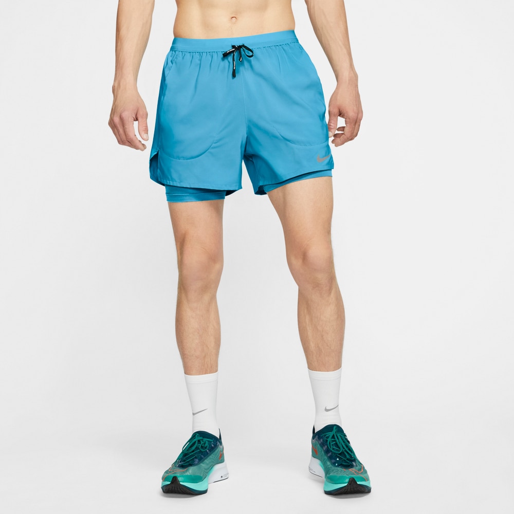 Nike Flex Stride 2-IN-1 Løpeshorts 5' Herre Lyseblå