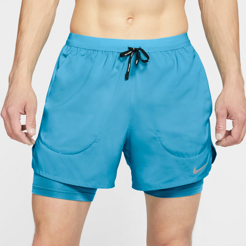 Nike Flex Stride 2-IN-1 Løpeshorts 5' Herre Lyseblå