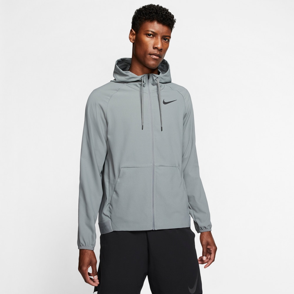 Nike Pro Flex Hoodie Hettegenser Grå