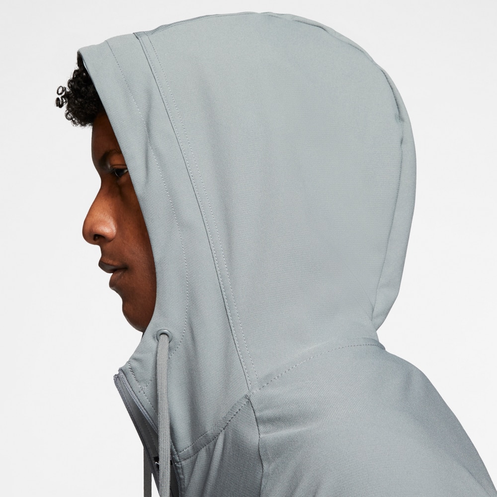 Nike Pro Flex Hoodie Hettegenser Grå