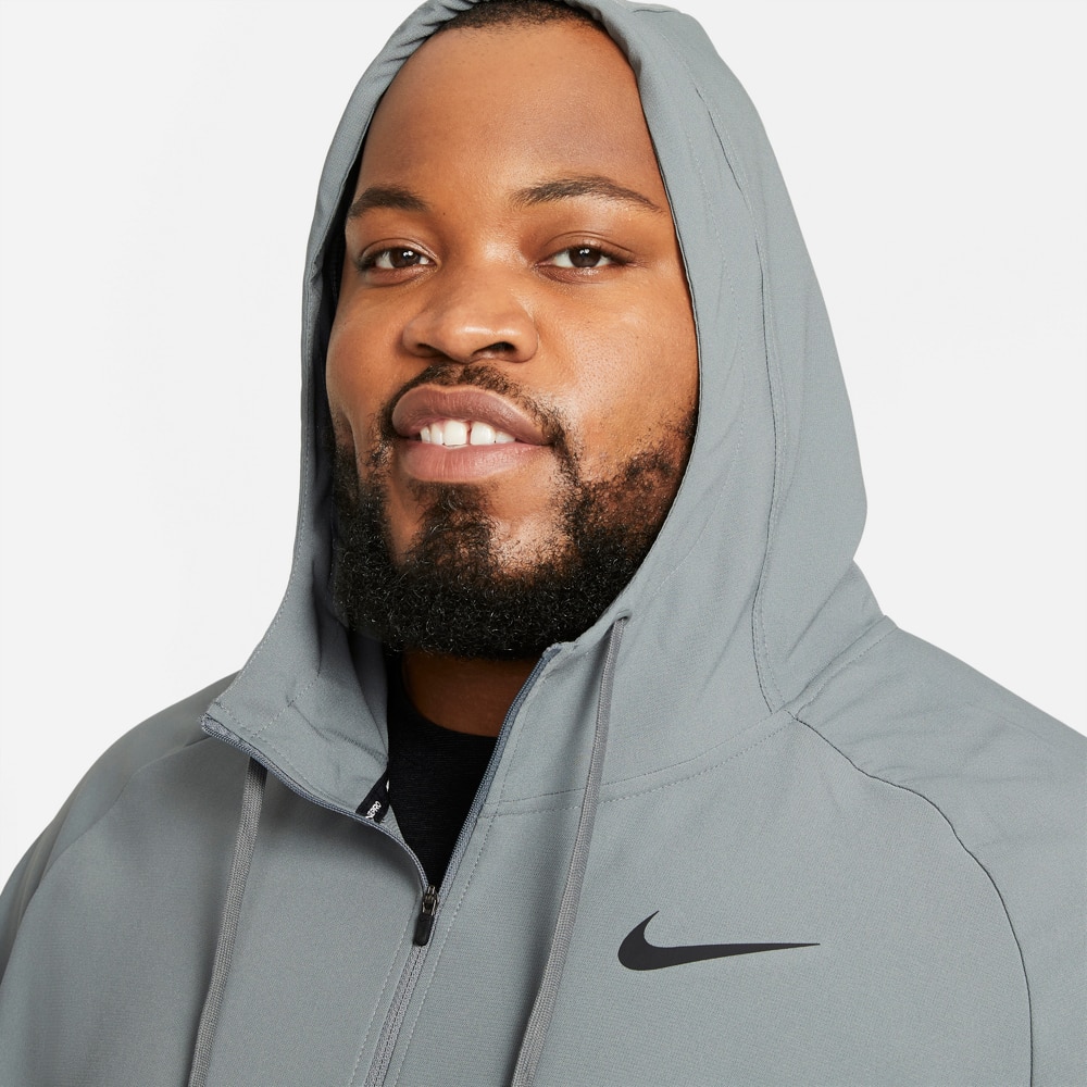 Nike Pro Flex Hoodie Hettegenser Grå