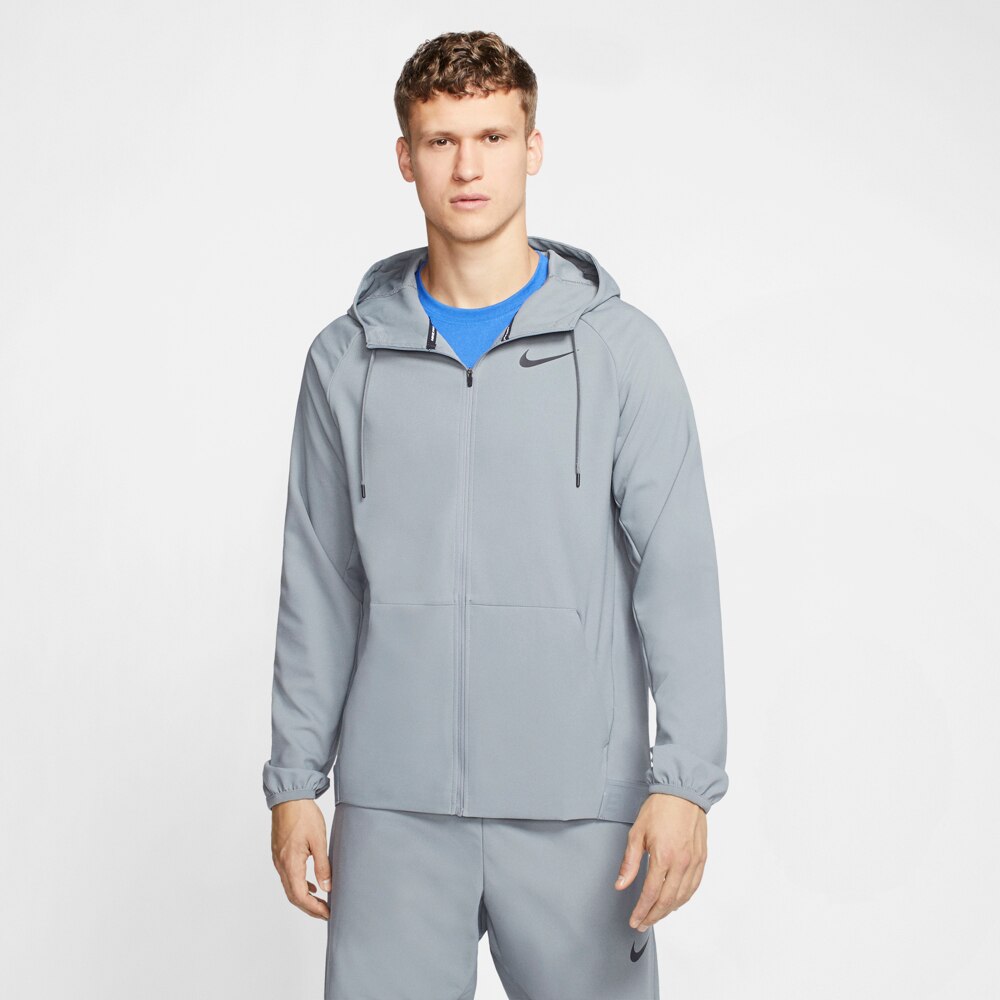 Nike Pro Flex Hoodie Hettegenser Grå