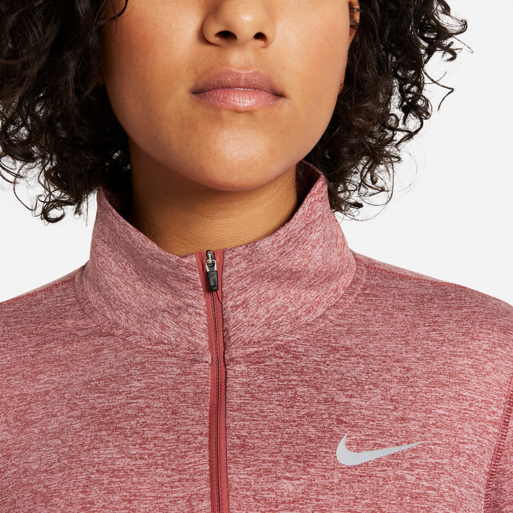 Nike Element Half-Zip Løpetrøye Dame Burgunder