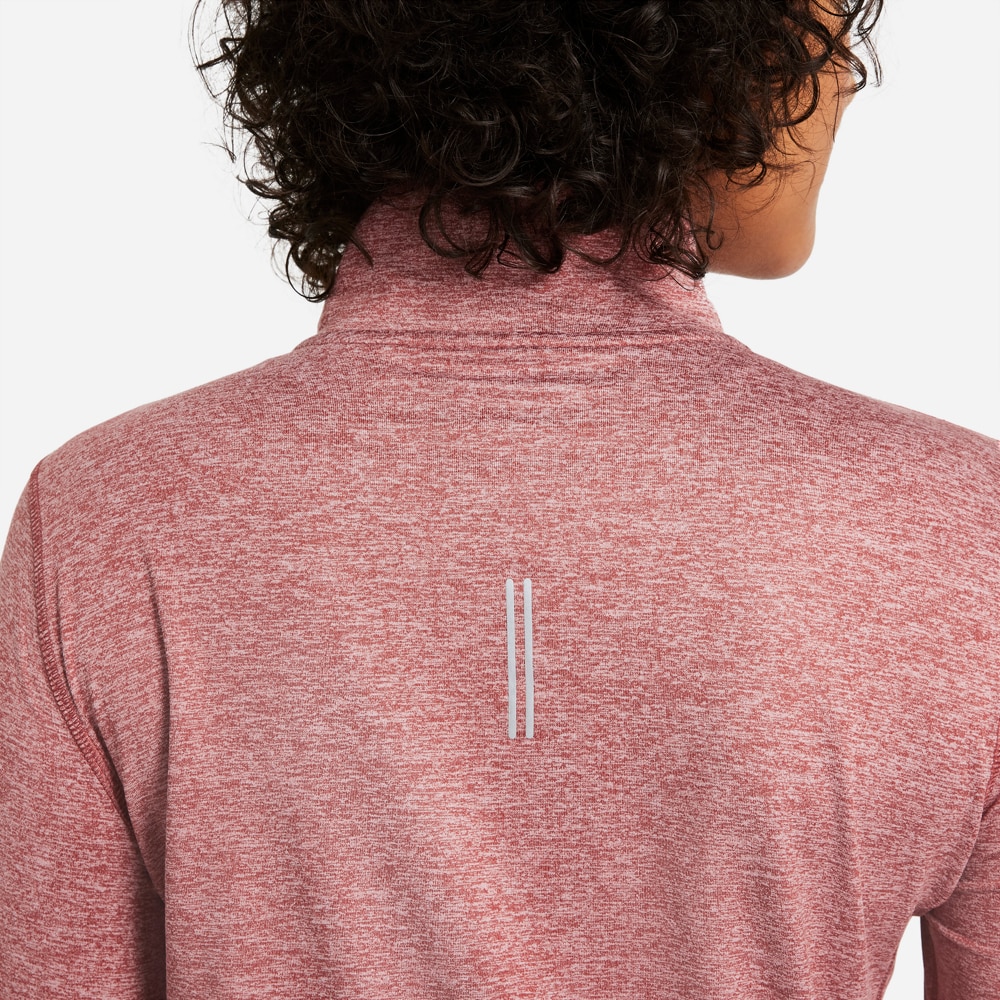 Nike Element Half-Zip Løpetrøye Dame Burgunder