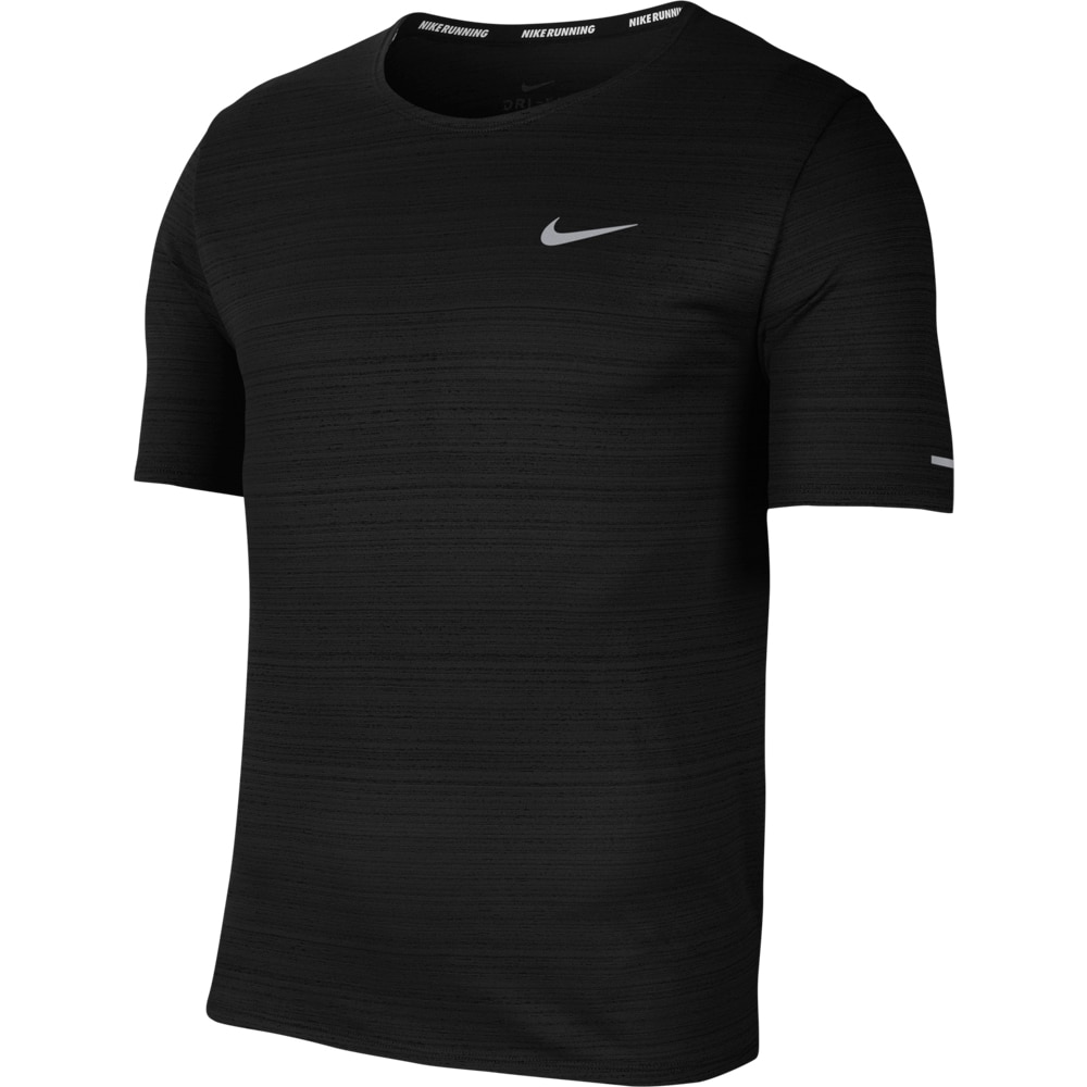 Nike Dry Miler Løpetrøye Herre Sort