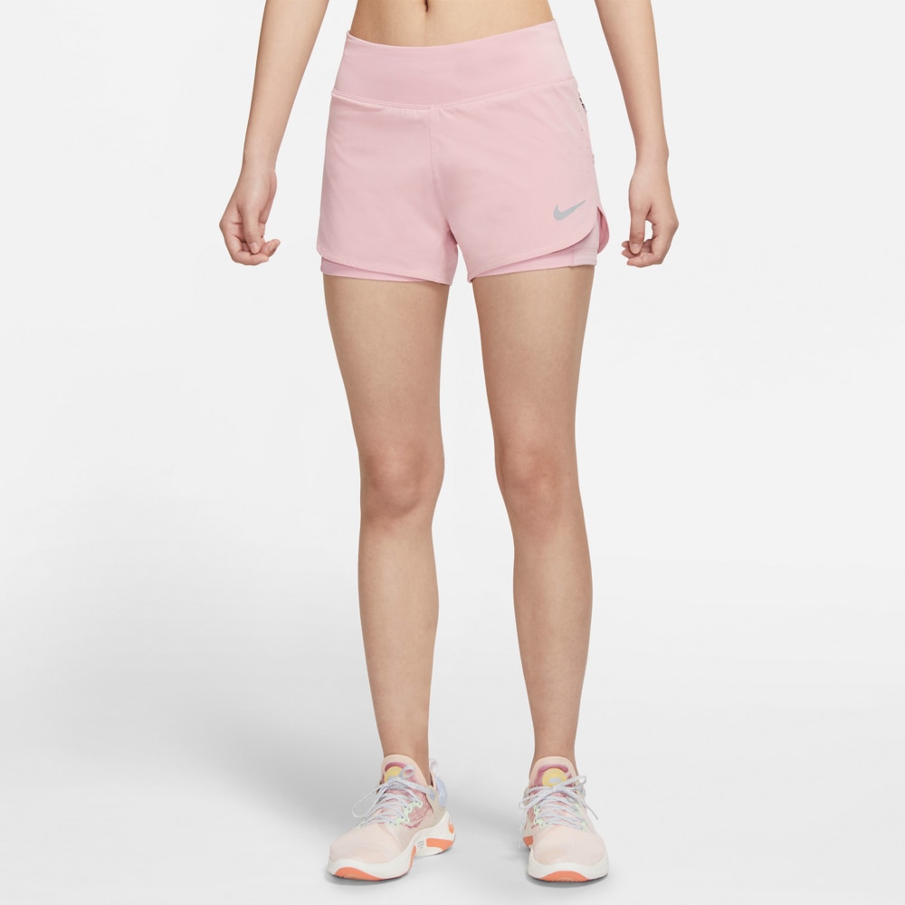 Nike Eclipse 2in1 Treningsshorts Dame Rosa