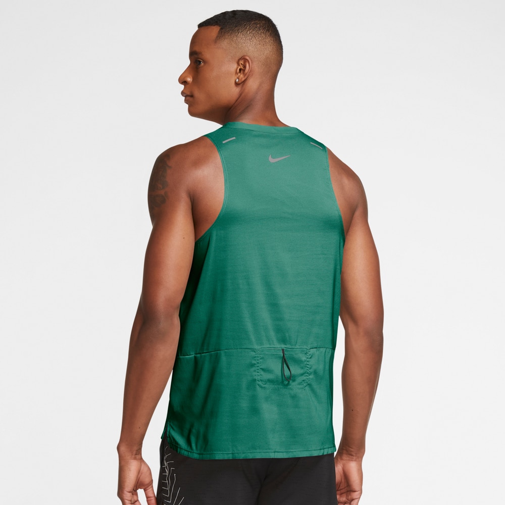 Nike Run Division Rise 365 Tank Singlet Herre Grønn