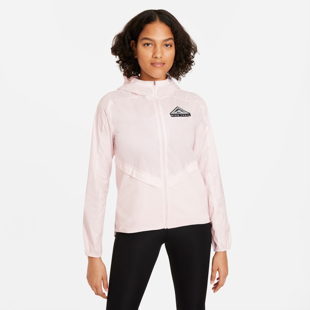 Nike Trail Shield Løpejakke Dame Lyserosa