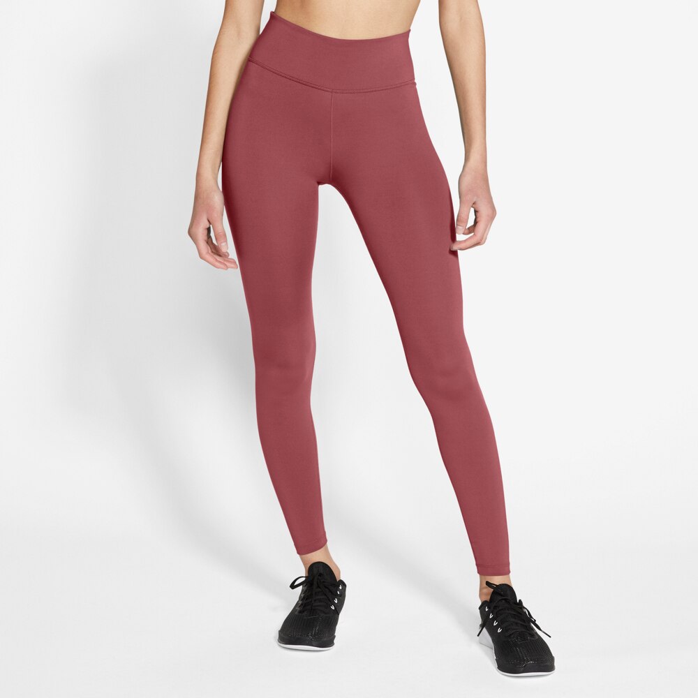 Nike One Tights 2.0 Dame Burgunder