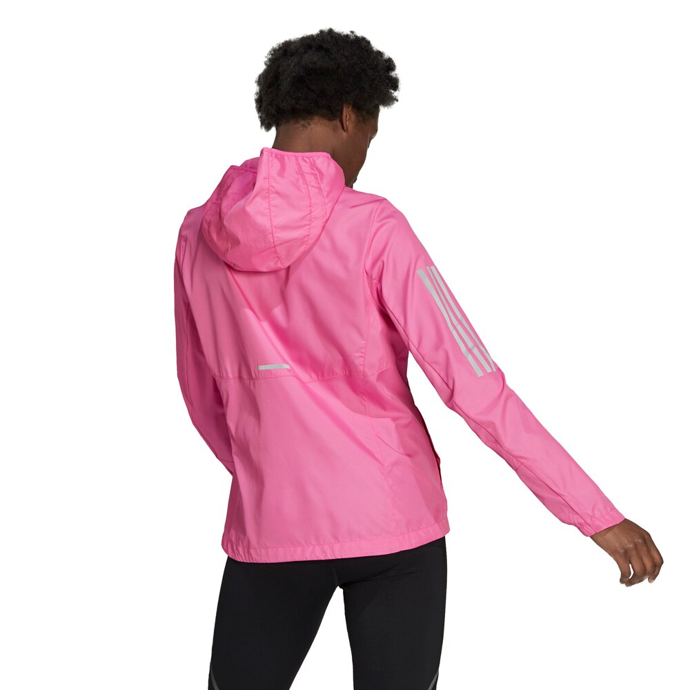 adidas Own The Run Hooded Vindjakke Dame Rosa