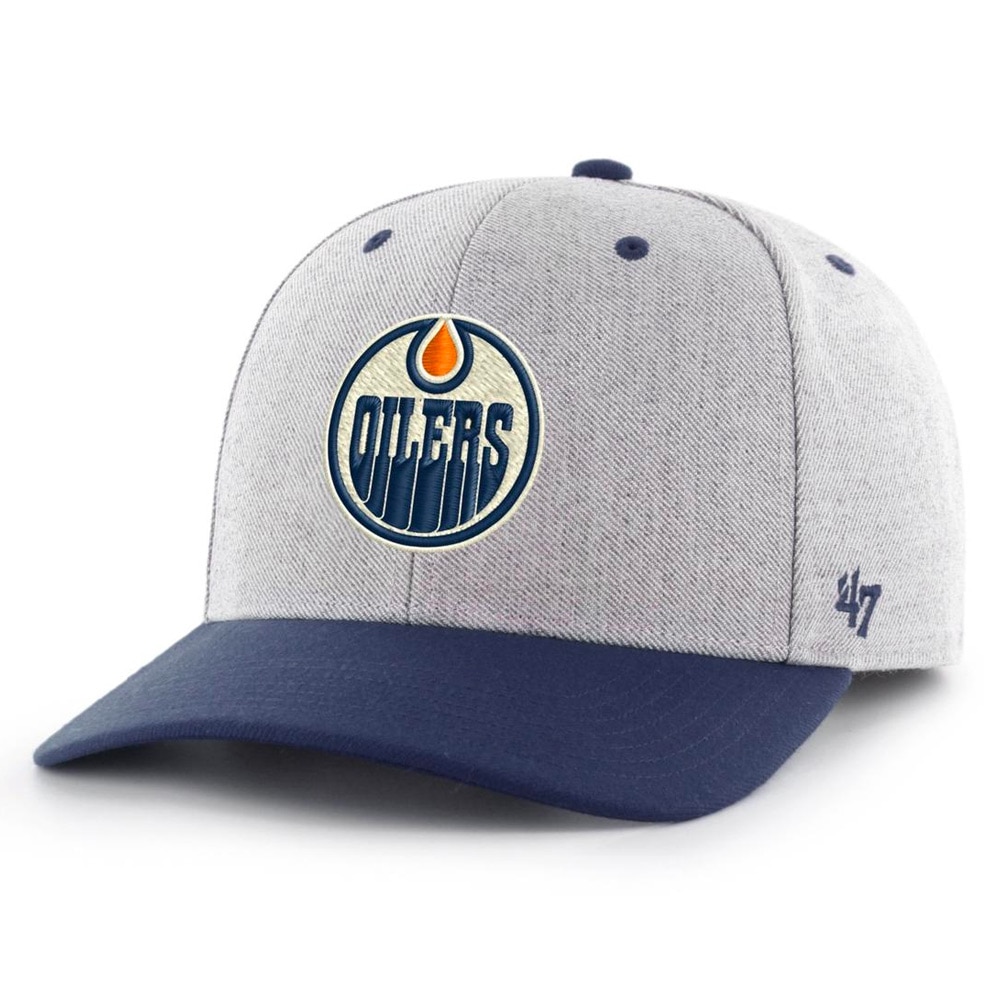 47 NHL Storm Cloud Snapback Cap Edmonton Oilers