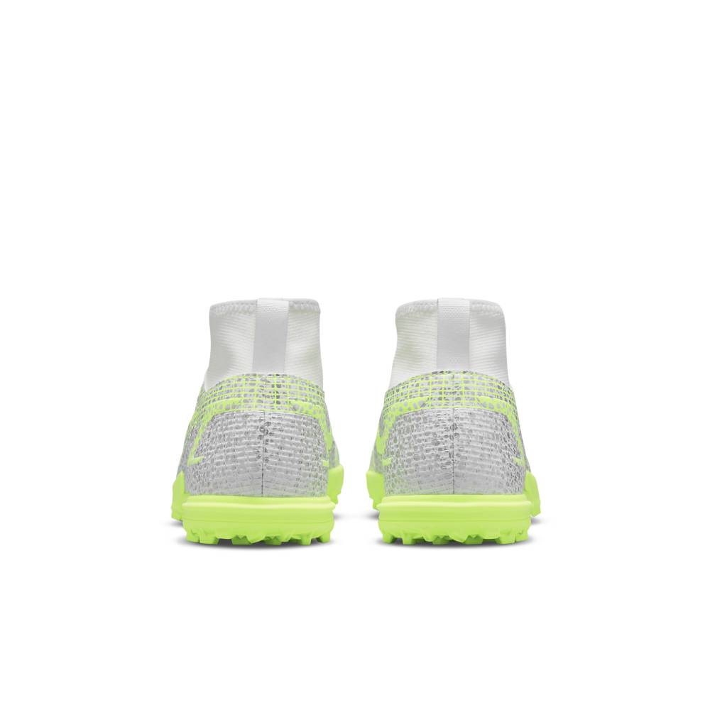 Nike MercurialX Superfly 8 Academy TF Fotballsko Barn Silver Safari