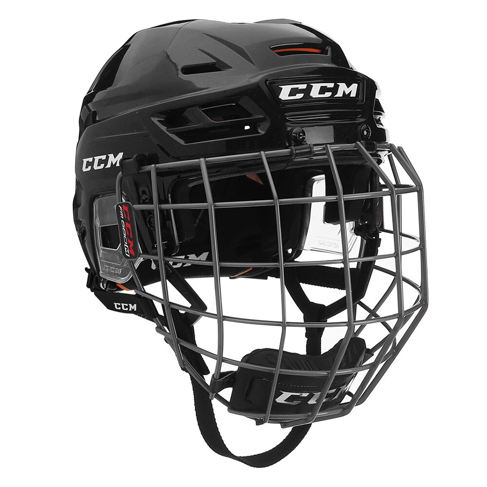 Ccm Tacks 710 Combo Hockeyhjelm Svart