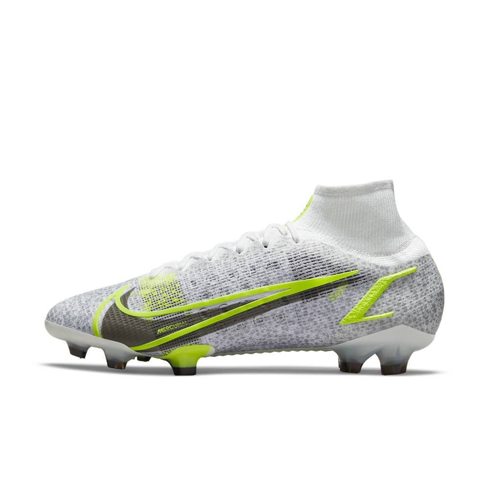 Nike Mercurial Superfly 8 Elite FG Fotballsko Silver Safari