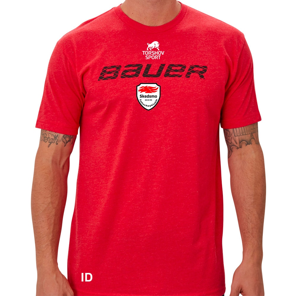 Bauer Skedsmo Hockey Graphic T-skjorte Rød