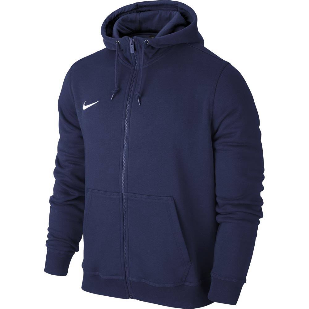 Nike Team Club FullZip Hoody Hettegenser Marine