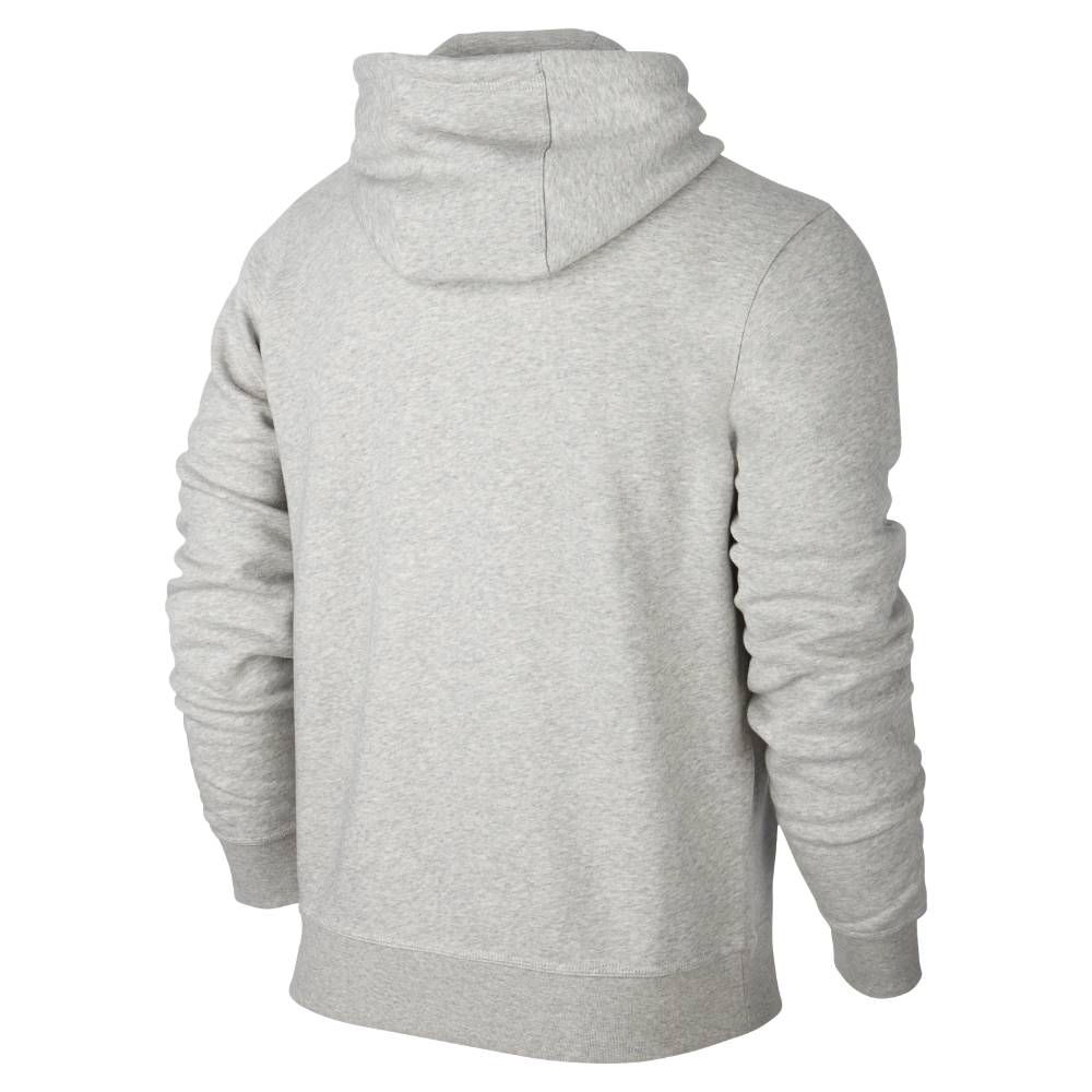 Nike Team Club FullZip Hoody Hettegenser Grå