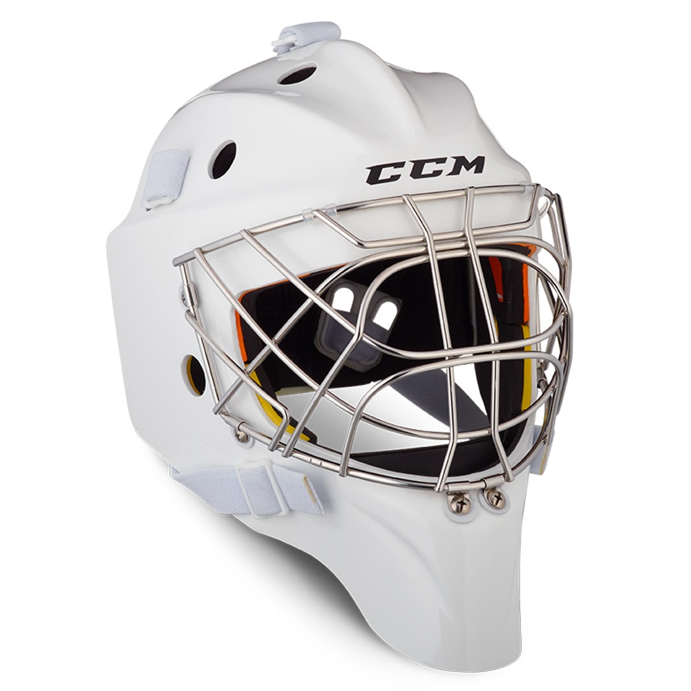 Ccm AXIS 1.9 Keepermaske Hockey Certified Cat Eye Hvit