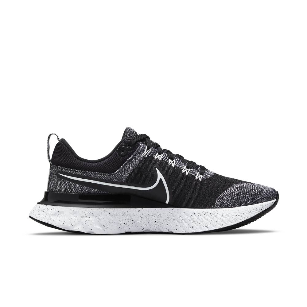 Nike React Infinity Run Flyknit 2 Joggesko Herre Hvit/Sort