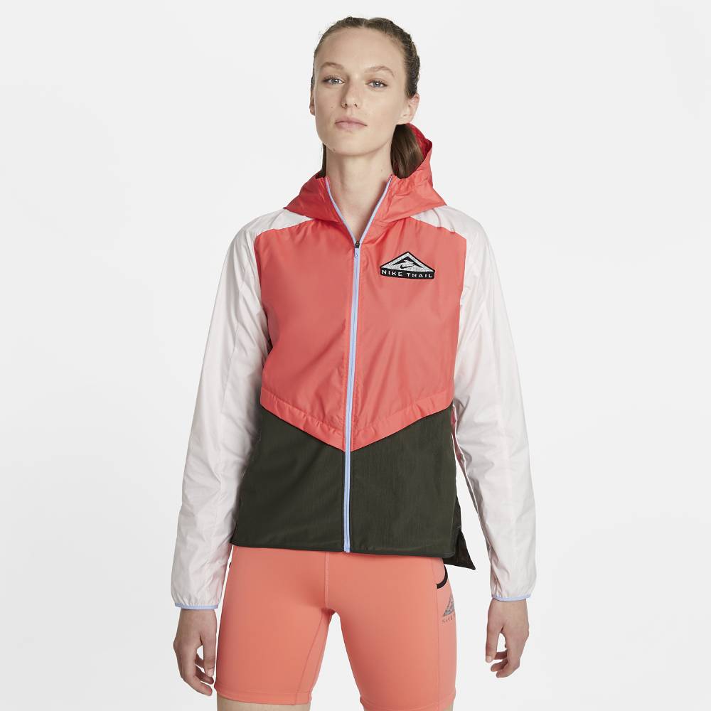 Nike Trail Shield Løpejakke Dame Oransje