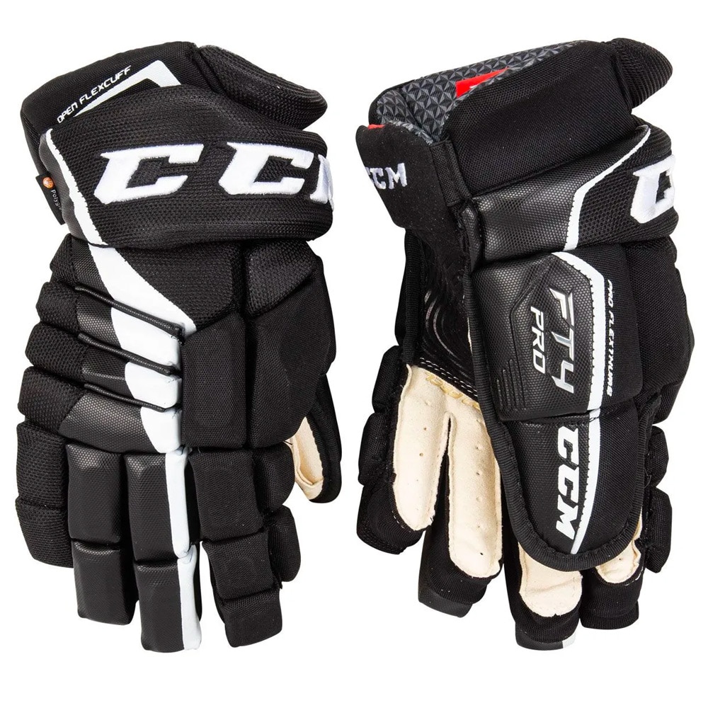 Ccm JetSpeed FT4 PRO Junior Hockeyhanske Svart