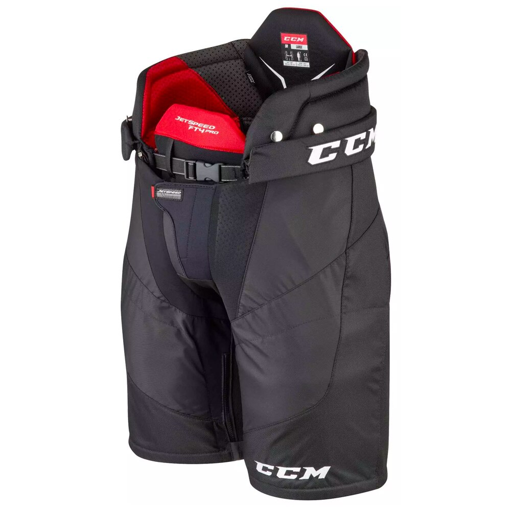 Ccm JetSpeed FT4 PRO Junior Hockeybukse Svart