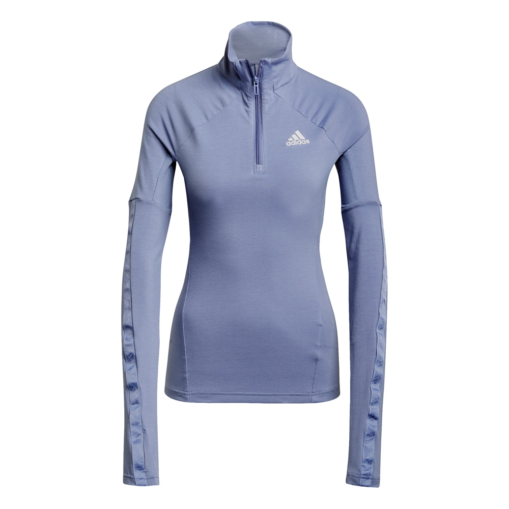 Adidas AeroeReady 1/2-Zip Treningsgenser Dame Lyseblå