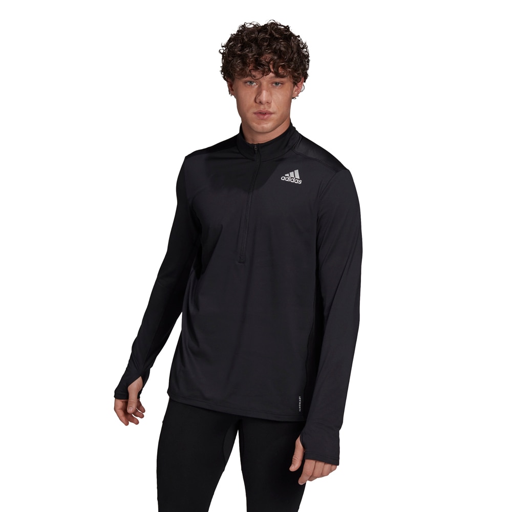 Adidas Own The Run Half-Zip Løpetrøye Herre Sort