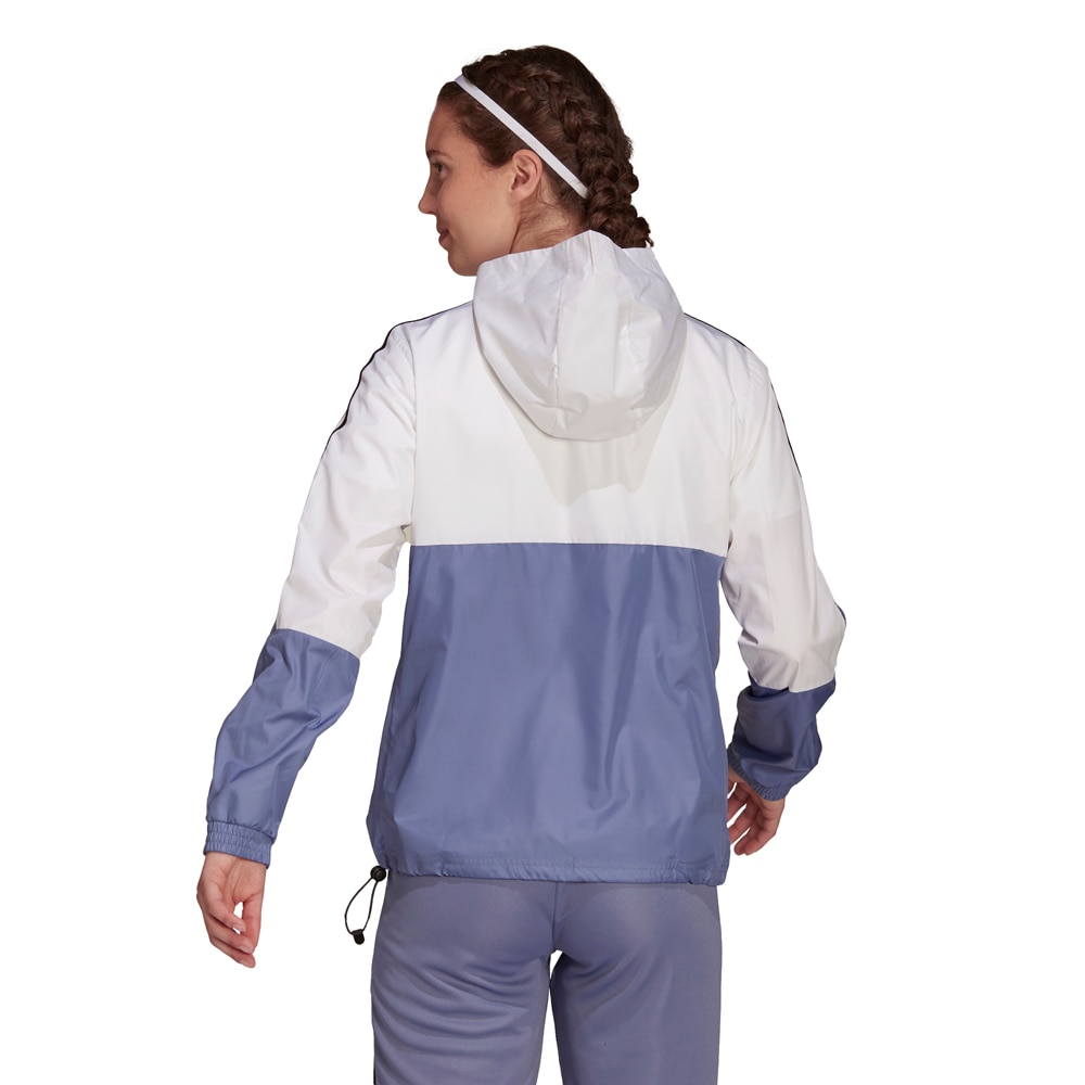 Adidas House of Tiro Windbreaker Jakke Dame Hvit/Blå